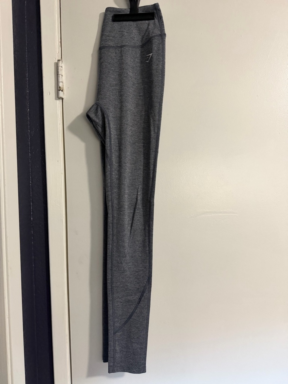 Gymshark gray heart marl leggings